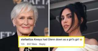 Glenn Close Stands Up for Kim Kardashian on Instagram After Troll
