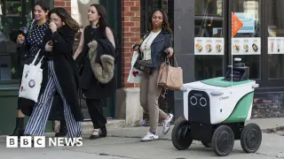 Backlash rises as delivery robots roll into cities