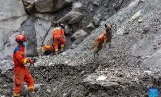 Racing Against Time After Mudslide Hits Gyirong Border Port