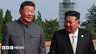 Xi Jinping arrives in Pyongyang for rare talks with Kim Jong Un