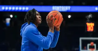 Spurs' No. 20 Pick Jayden Quaintance Faces Knee Clean-Up, Could Miss Start of 2026-27