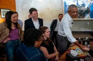 Obama drops in at Austin Taco Joint with Talarico and Hinojosa