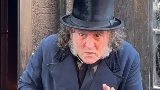 Johnny Depp Surprises SDCC as Scrooge to Promote Ebenezer