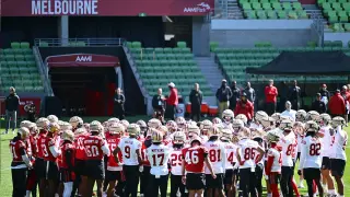 49ers begin Week 1 prep in Melbourne with Bosa and McCaffrey sidelined