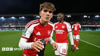 Dowman's double fuels Arsenal hope as Arteta urges patience