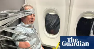 Duct-taped passenger on flight claims amnesia after alleged slur-filled outburst
