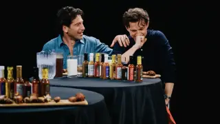 Tom Holland Vomits on Hot Ones, Proud His Clothes Stayed Clean