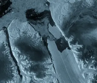 Arctic ice island forms as Greenland’s Petermann Glacier calves, tracked by Sentinel-1