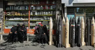 Iran's Guards stage mass Tehran parade to project power after protest anniversary