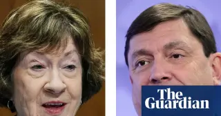 Collins distances herself from Trump in Maine debate as Jackson presses on Kavanaugh vote