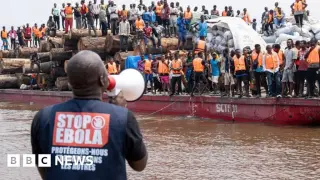 Quarantine on Congo River boat as Ebola fears rise