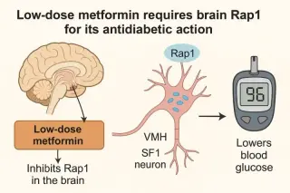 Metformin’s Brain Action Unveiled: Lowering Blood Sugar via RAP1 in the Hypothalamus