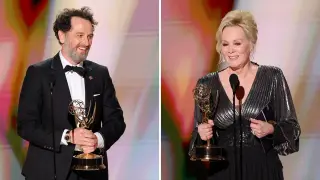 Rhys Makes Emmy History as Avengers Reunite Off-Camera