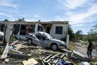 Tornado hits southern French village, dozens injured