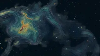 LOFAR maps the magnetic backbone of a galaxy cluster for the first time