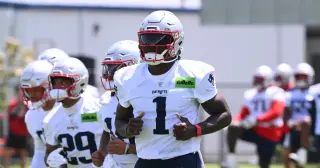 A.J. Brown Debuts for Patriots in a Busy OTA Session