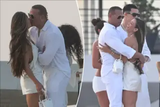 Rodriguez Sparks PDA at Michael Rubin’s Hamptons White Party