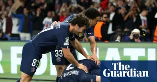 PSG edge Bayern in nine-goal thriller as Dembélé doubles up