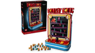 LEGO Donkey Kong Arcade set revealed with playable barrel loop and retro display