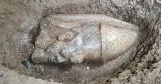 Egyptian Villager’s Garden Dig Uncovers Two Colossal Ramesses II Statues