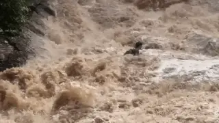 Dramatic Flash Flood Sweeps Tourists at Mae Sa Waterfall