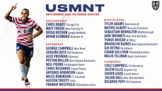USMNT bets on youth and experience for Peru-Chile friendlies with Sullivan and Reyna