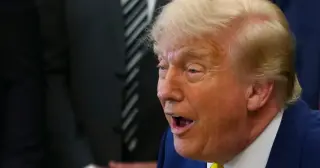 Trump doubles down on White House ballroom project in late-night rant