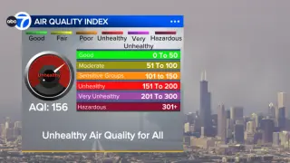Wildfire Smoke Keeps Chicago's Air Unhealthy, Prompting Outdoor-Event Cautions