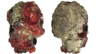 New Silicon-Calcium-Iron Clathrate Discovered in Trinity Test Glass