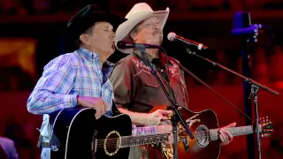 George Strait Joins Alan Jackson for Nashville Farewell on Stage
