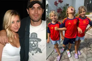 Spain World Cup Triumph Celebrated by Iglesias-Kournikova Kids in Matching Jerseys