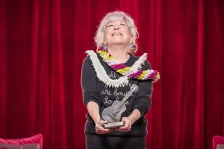 Bette Midler Accepts Woody Guthrie Prize with Protest Song in Tulsa