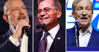 California governor race narrows to three as Hilton and Becerra take early leads, Steyer clings to slim hopes