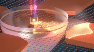 Light-Driven Electron Lighthouse Directs Ballistic Currents Without Electric Power