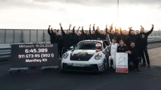 Manthey-Kitted Porsche 911 GT3 RS Posts 6:45 Nordschleife Lap