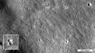 SpaceX upper stage leaves 60-foot crater on the Moon, spied by NASA's LRO