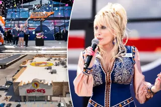 Dolly Parton Unveils Dolly’s Tennessean Travel Stop, Takes a Friendly Jab at Buc-ee’s