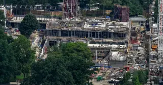 Aerials Reveal Massive White House Renovation Under Trump's Makeover