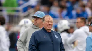 Belichick’s Tar Heels Snap Duke Streak in 24-20 Thriller, Reclaim Victory Bell