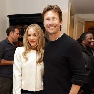 Michelle Randolph Subtly Signals Glen Powell Romance With Brisket Cameo