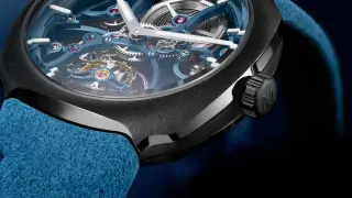 Moser’s Alpine Streamliner Gets a Light, Ceramic Tourbillon Makeover