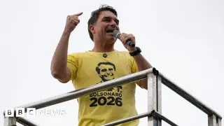 Flávio Bolsonaro leads Brazil runoff after right-wing surge