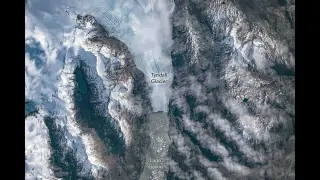 Ice Fragments Break Off Patagonia Glacier, Captured From Space