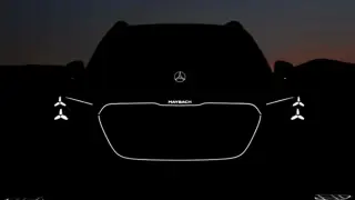 Mercedes-Maybach GLS Teased With Illuminated Front as Debut Nears