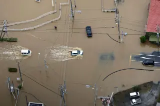 Heavy rains lash Chiba east of Tokyo, leaving five dead and halting travel