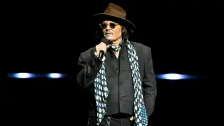 Johnny Depp Debuts Grizzled Scrooge in Ebenezer: A Christmas Carol at CinemaCon