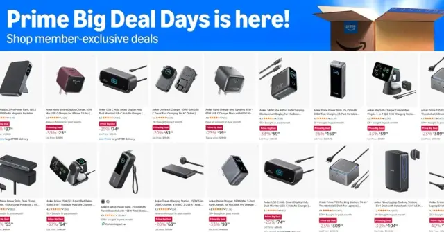 Anker Cuts Prices Up to 50% as Amazon’s October Prime Big Deal Days Conclude