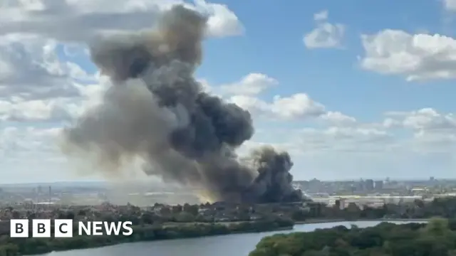 Massive Neasden fire halts London Tube and disrupts rail services