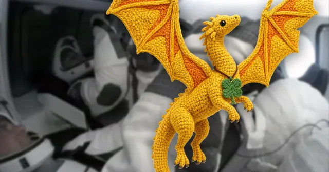 Crew-13 Launches with Record Transit and a Crocheted Dragon for Zero-G