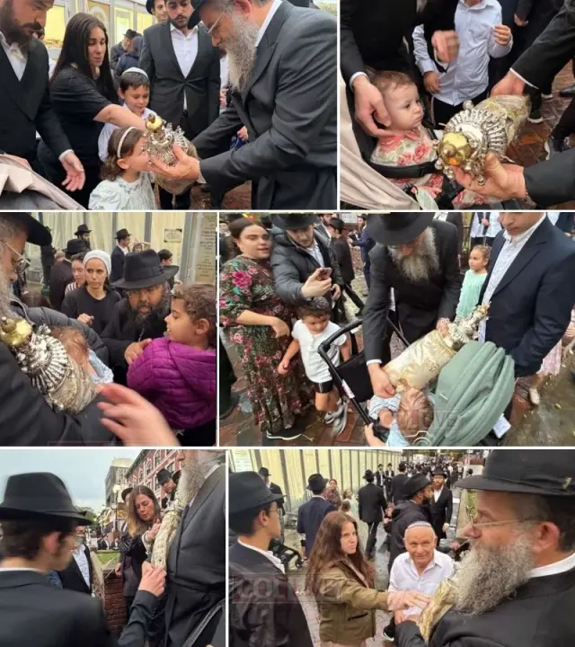 Chassidic Community Gathers at 770 Eastern Parkway for Simchas Torah